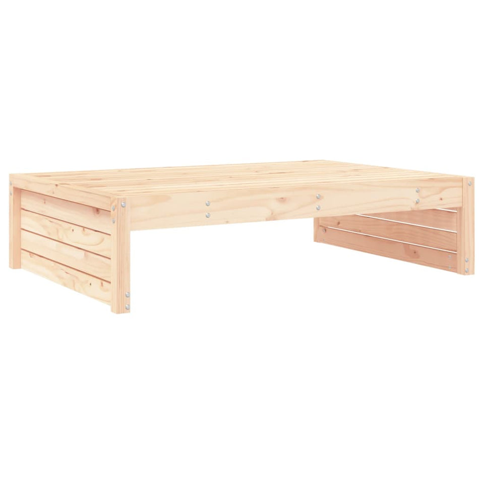 Garden Footstool 120x80 cm Solid Wood Pine
