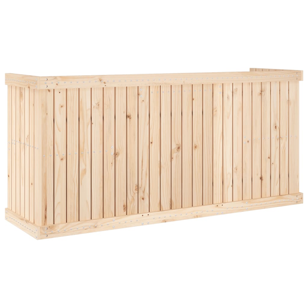 Balcony Set 2-Seater Solid Wood Pine