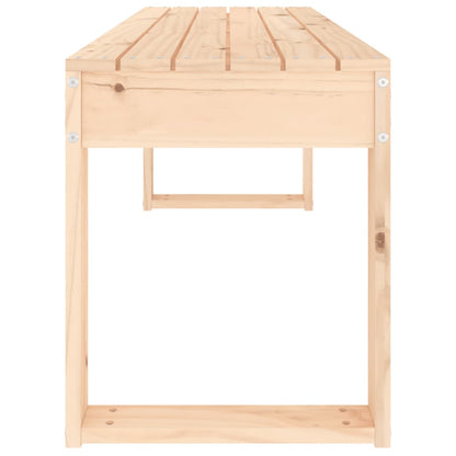 Garden Bench 110x38x45 cm Solid Wood Pine