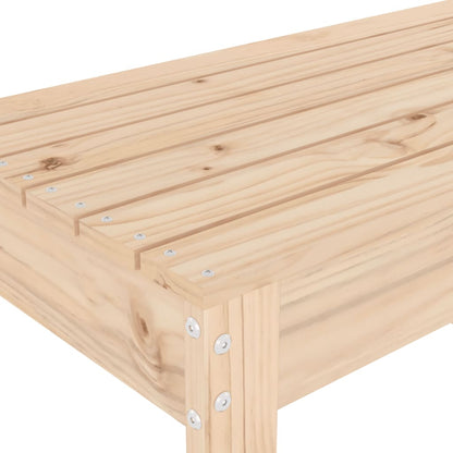 Garden Bench 110x38x45 cm Solid Wood Pine