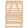 Wheelie Bin Storage 84x90x128.5 cm Solid Wood Pine