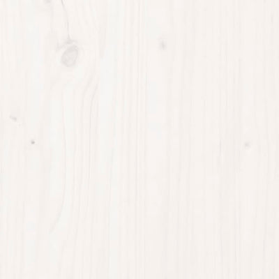 Garden Raised Bed White 101x30x38 cm Solid Wood Pine