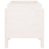 Garden Planter White 62x50x57 cm Solid Wood Pine