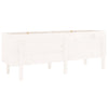 Garden Raised Bed White 160x50x57 cm Solid Wood Pine