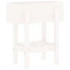 Garden Planter White 62x30x69 cm Solid Wood Pine