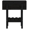 Garden Planter Black 62x30x69 cm Solid Wood Pine