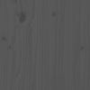 Garden Planter Grey 40x40x39 cm Solid Wood Pine