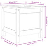 Garden Planter Grey 40x40x39 cm Solid Wood Pine
