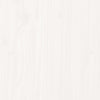Garden Planter White 82.5x40x39 cm Solid Wood Pine