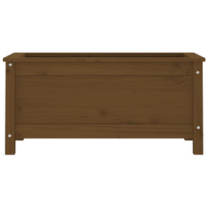 Garden Planter Honey Brown 82.5x40x39 cm Solid Wood Pine