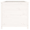 Garden Raised Bed White 119.5x82.5x78 cm Solid Wood Pine