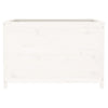 Garden Raised Bed White 119.5x82.5x78 cm Solid Wood Pine