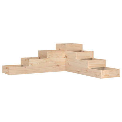 Garden Planter 4-Tier 106x104.5x36 cm Solid Wood Pine