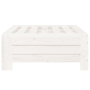 Parasol Base Cover White Solid Wood Pine