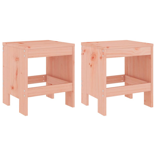 Garden Stools 2 pcs 40x36x45 cm Solid Wood Douglas