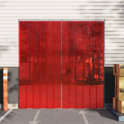 Door Curtain Red 200 mmx1.6 mm 25 m PVC