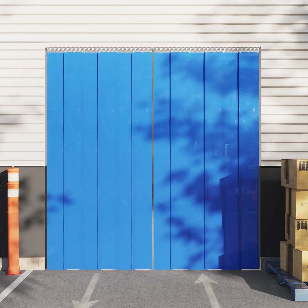 Door Curtain Blue 200 mmx1.6 mm 10 m PVC