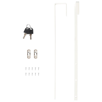 Mirror Jewellery Cabinet Wall Mounted 30x8.5x106 cm
