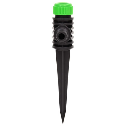 Rotating Sprinklers 6 pcs Green and Black 3x6x19.5 cm ABS & PP