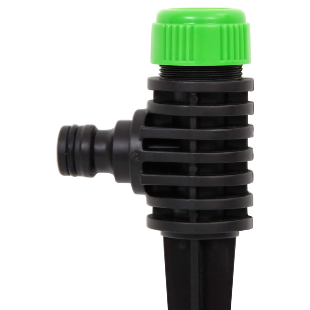 Rotating Sprinklers 6 pcs Green and Black 3x6x19.5 cm ABS & PP
