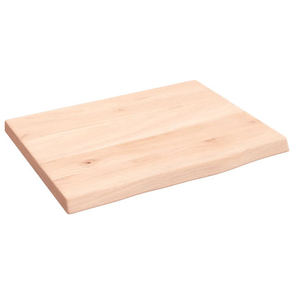 Wall Shelf 40x30x2 cm Untreated Solid Wood Oak