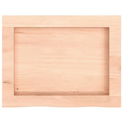 Wall Shelf 40x30x(2-4) cm Untreated Solid Wood Oak