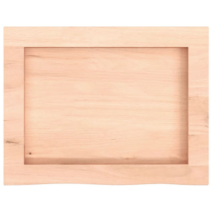 Wall Shelf 40x30x(2-6) cm Untreated Solid Wood Oak