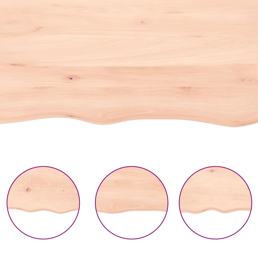 Wall Shelf 40x30x(2-6) cm Untreated Solid Wood Oak