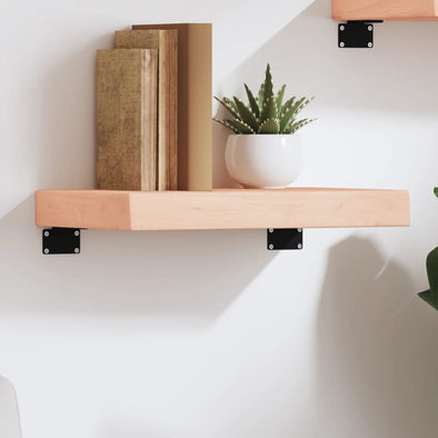 Wall Shelf 40x30x(2-6) cm Untreated Solid Wood Oak