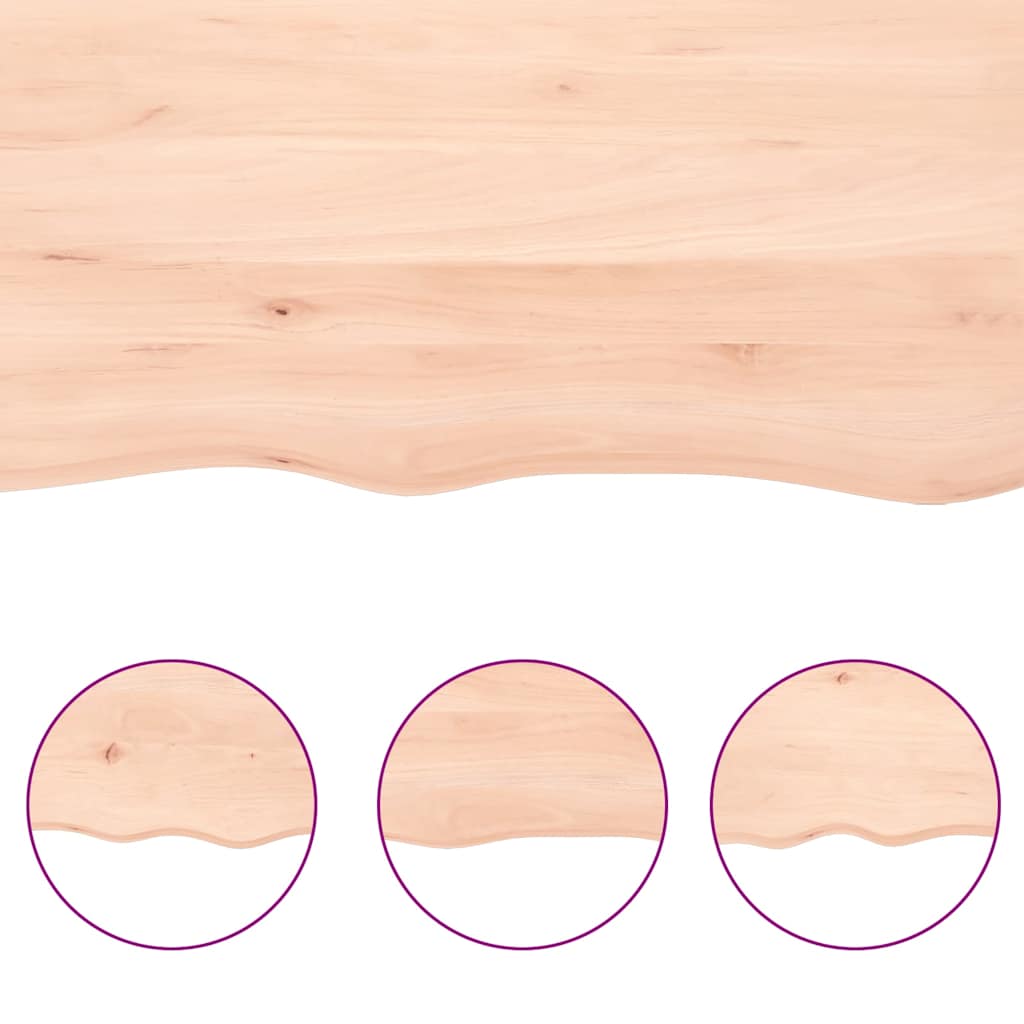 Wall Shelf 40x40x2 cm Untreated Solid Wood Oak
