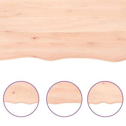 Wall Shelf 40x40x2 cm Untreated Solid Wood Oak