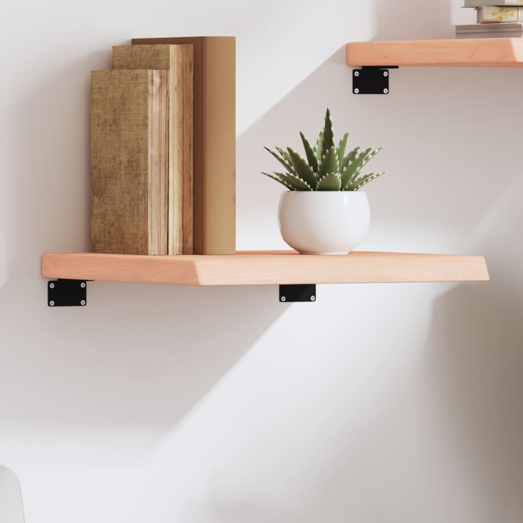 Wall Shelf 40x40x(2-4) cm Untreated Solid Wood Oak