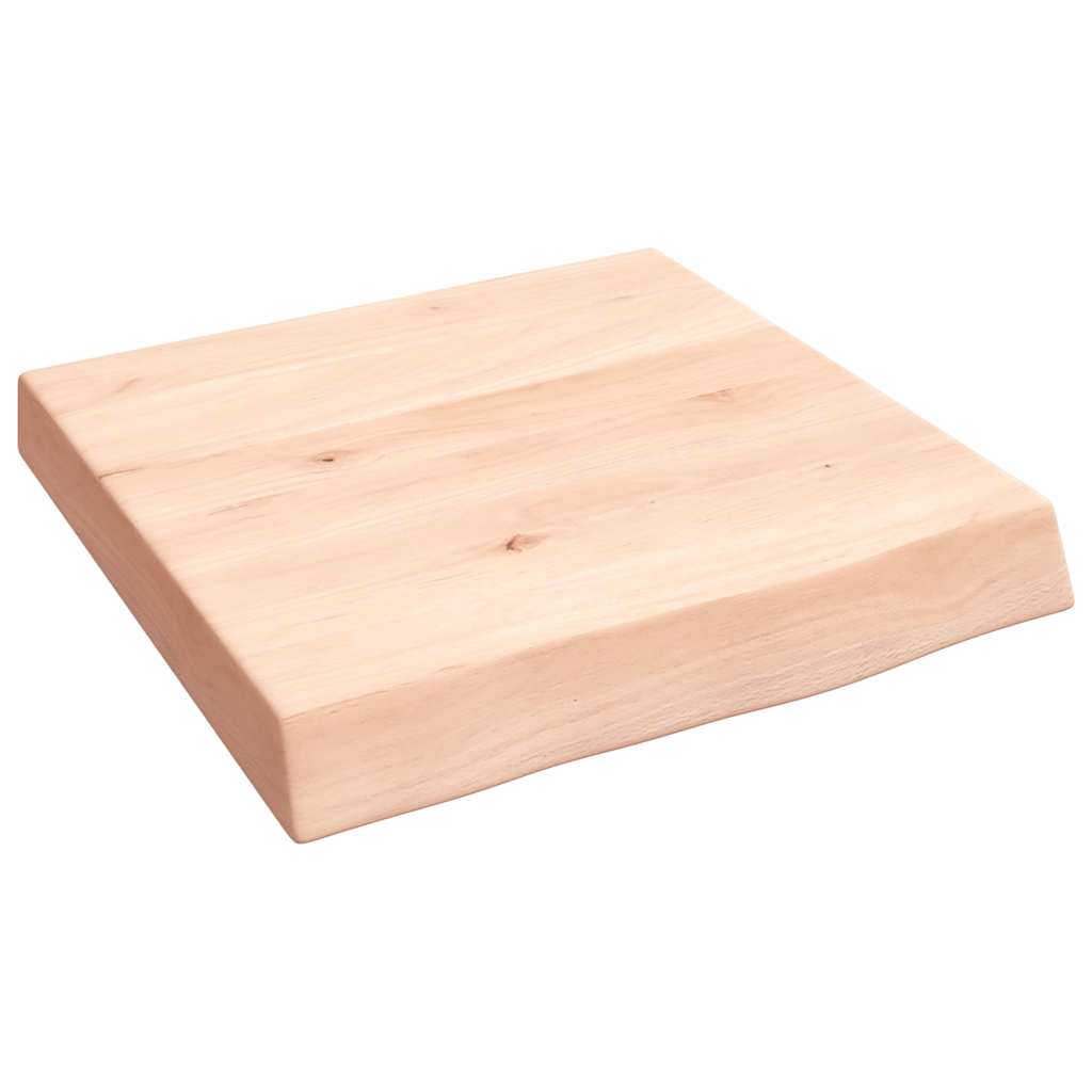 Wall Shelf 40x40x(2-6) cm Untreated Solid Wood Oak