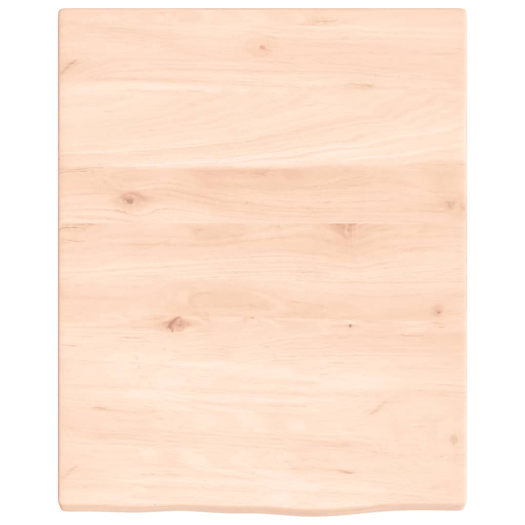 Wall Shelf 40x50x2 cm Untreated Solid Wood Oak