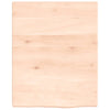 Wall Shelf 40x50x2 cm Untreated Solid Wood Oak