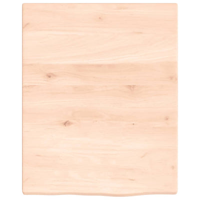 Wall Shelf 40x50x2 cm Untreated Solid Wood Oak