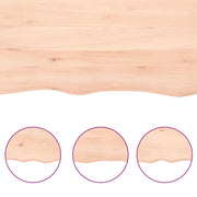 Wall Shelf 40x50x2 cm Untreated Solid Wood Oak