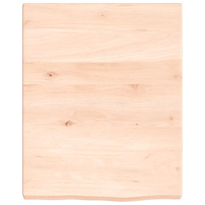 Wall Shelf 40x50x(2-4) cm Untreated Solid Wood Oak