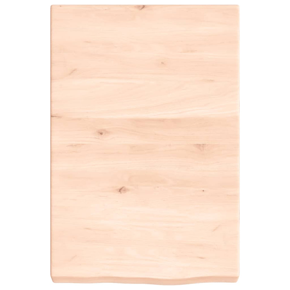 Wall Shelf 40x60x(2-6) cm Untreated Solid Wood Oak