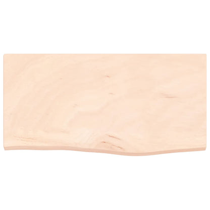 Wall Shelf 60x30x2 cm Untreated Solid Wood Oak