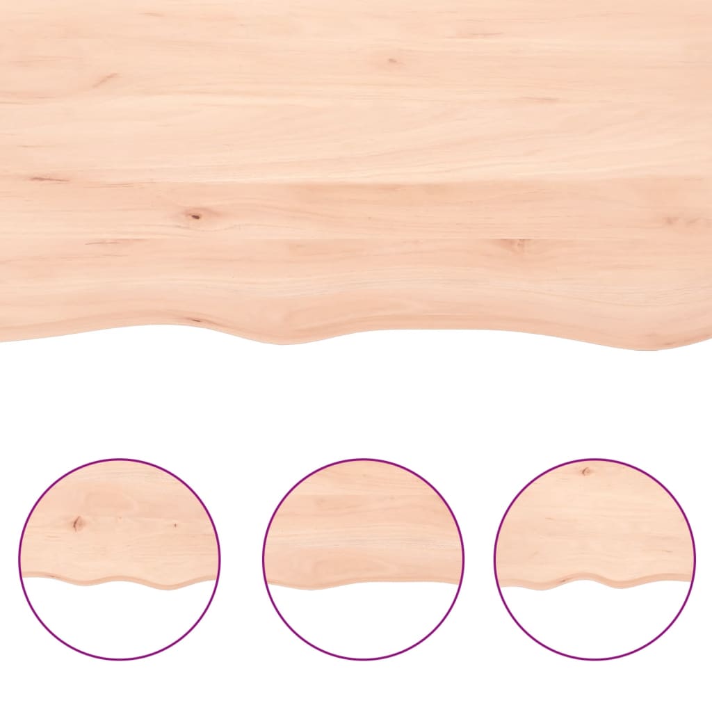 Wall Shelf 60x30x(2-6) cm Untreated Solid Wood Oak