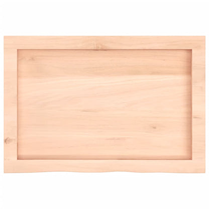 Wall Shelf 60x40x(2-4) cm Untreated Solid Wood Oak