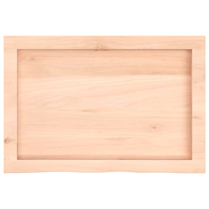 Wall Shelf 60x40x(2-6) cm Untreated Solid Wood Oak
