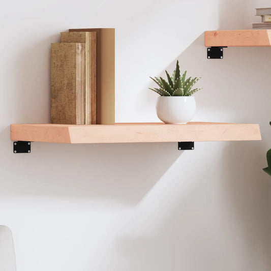 Wall Shelf 60x40x(2-6) cm Untreated Solid Wood Oak