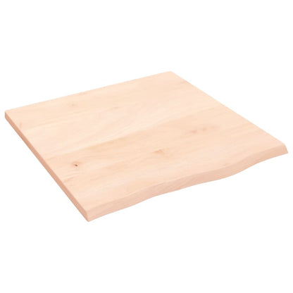 Wall Shelf 60x60x2 cm Untreated Solid Wood Oak