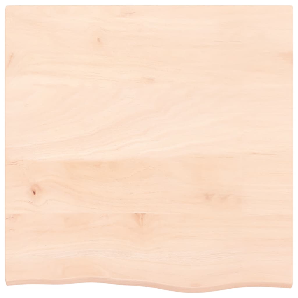 Wall Shelf 60x60x2 cm Untreated Solid Wood Oak