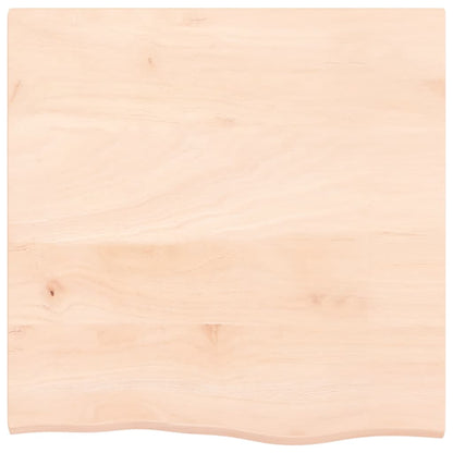 Wall Shelf 60x60x2 cm Untreated Solid Wood Oak