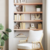Wall Shelf 80x30x(2-6) cm Untreated Solid Wood Oak