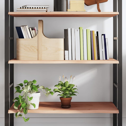 Wall Shelf 80x40x2 cm Untreated Solid Wood Oak