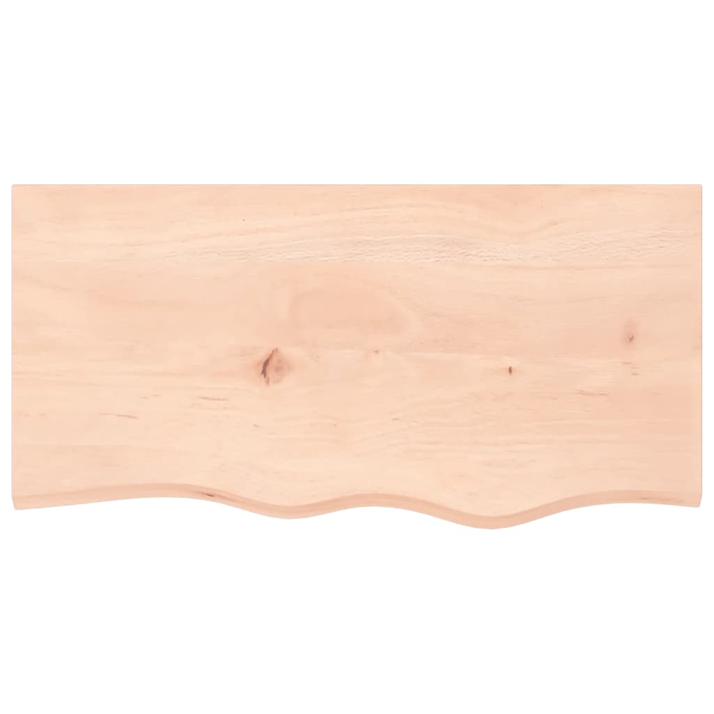 Wall Shelf 80x40x(2-6) cm Untreated Solid Wood Oak